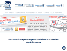 Tablet Screenshot of importadorasasociadas.com